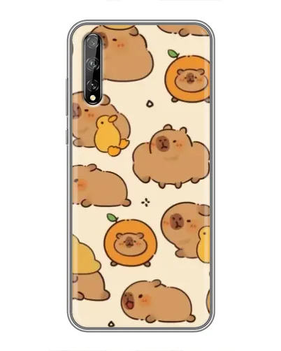 Чехол для Huawei P Smart Pro с картинкой «Капибары с апельсинами» Чехол для Huawei P Smart Pro с картинкой «Капибары с апельсинами»