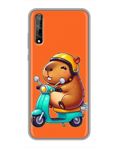 Чехол для Huawei P Smart Pro с картинкой «Капибара на скутере» Чехол для Huawei P Smart Pro с картинкой «Капибара на скутере»