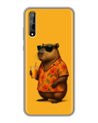 Чехол для Huawei P Smart Pro с картинкой «Капибара на отдыхе» Чехол для Huawei P Smart Pro с картинкой «Капибара на отдыхе»