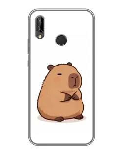 Чехол для Huawei P Smart Z / Y9 Prime 2019 с картинкой «Толстенькая капибара»