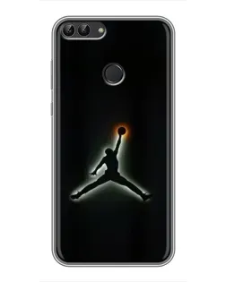Чохол для Huawei P Smart (Enjoy 7s, FIG-LA1) з картинкою «Jordan Gradient Logo» Чохол для Huawei P Smart (Enjoy 7s, FIG-LA1) з картинкою «Jordan Gradient Logo»