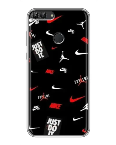 Чехол для Huawei P Smart (Enjoy 7s, FIG-LA1) с картинкой «Nike Mix Pattern» Чехол для Huawei P Smart (Enjoy 7s, FIG-LA1) с картинкой «Nike Mix Pattern»