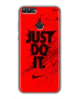Чехол для Huawei P Smart (Enjoy 7s, FIG-LA1) с картинкой «Nike Just Do It»