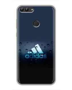 Чехол для Huawei P Smart (Enjoy 7s, FIG-LA1) с картинкой «Adidas Water Drops» Чехол для Huawei P Smart (Enjoy 7s, FIG-LA1) с картинкой «Adidas Water Drops»