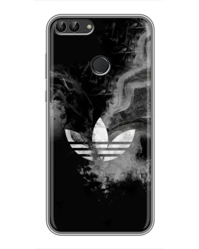 Чехол для Huawei P Smart (Enjoy 7s, FIG-LA1) с картинкой «Абстрактный дым Adidas» Чехол для Huawei P Smart (Enjoy 7s, FIG-LA1) с картинкой «Абстрактный дым Adidas»