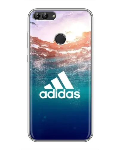 Чехол для Huawei P Smart (Enjoy 7s, FIG-LA1) с картинкой «Океанская глубина адидас» Чехол для Huawei P Smart (Enjoy 7s, FIG-LA1) с картинкой «Океанская глубина адидас»