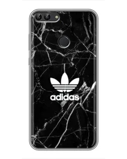 Чехол для Huawei P Smart (Enjoy 7s, FIG-LA1) с картинкой «Белый мрамор Adidas» Чехол для Huawei P Smart (Enjoy 7s, FIG-LA1) с картинкой «Белый мрамор Adidas»