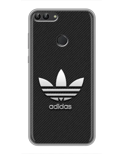 Чехол для Huawei P Smart (Enjoy 7s, FIG-LA1) с картинкой «Adidas Карбоновая текстура» Чехол для Huawei P Smart (Enjoy 7s, FIG-LA1) с картинкой «Adidas Карбоновая текстура»