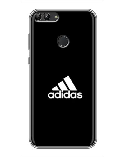 Чехол для Huawei P Smart (Enjoy 7s, FIG-LA1) с картинкой «Черная классика Adidas» Чехол для Huawei P Smart (Enjoy 7s, FIG-LA1) с картинкой «Черная классика Adidas»
