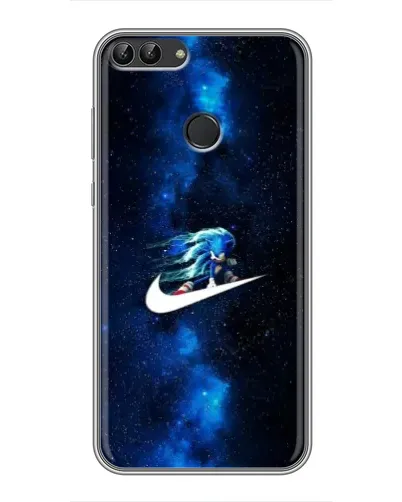 Чехол для Huawei P Smart (Enjoy 7s, FIG-LA1) с картинкой «Звездный путь Nike»