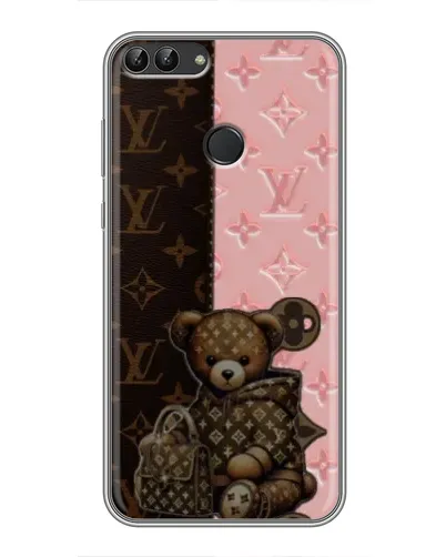 Чехол для Huawei P Smart (Enjoy 7s, FIG-LA1) с картинкой «Мишка в стиле LV» Чехол для Huawei P Smart (Enjoy 7s, FIG-LA1) с картинкой «Мишка в стиле LV»
