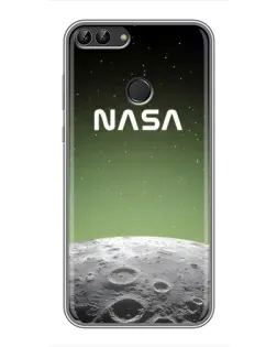 Чохол для Huawei P Smart (Enjoy 7s, FIG-LA1) з картинкою «NASA — місячний градієнт» Чохол для Huawei P Smart (Enjoy 7s, FIG-LA1) з картинкою «NASA — місячний градієнт»