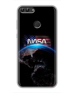 Чохол для Huawei P Smart (Enjoy 7s, FIG-LA1) з картинкою «Земля з космосу NASA» Чохол для Huawei P Smart (Enjoy 7s, FIG-LA1) з картинкою «Земля з космосу NASA»