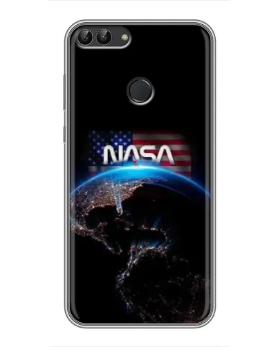 Чохол для Huawei P Smart (Enjoy 7s, FIG-LA1) з картинкою «Земля з космосу NASA»