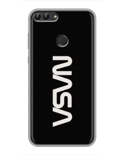 Чохол для Huawei P Smart (Enjoy 7s, FIG-LA1) з картинкою «NASA — вертикальний логотип» Чохол для Huawei P Smart (Enjoy 7s, FIG-LA1) з картинкою «NASA — вертикальний логотип»
