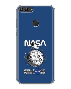 Чохол для Huawei P Smart (Enjoy 7s, FIG-LA1) з картинкою «NASA — місячна місія» Чохол для Huawei P Smart (Enjoy 7s, FIG-LA1) з картинкою «NASA — місячна місія»