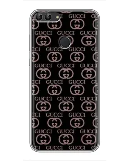 Чохол для Huawei P Smart (Enjoy 7s, FIG-LA1) з картинкою «Класична монограма Gucci»