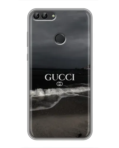 Чехол для Huawei P Smart (Enjoy 7s, FIG-LA1) с картинкой «Gucci — морской прибой»