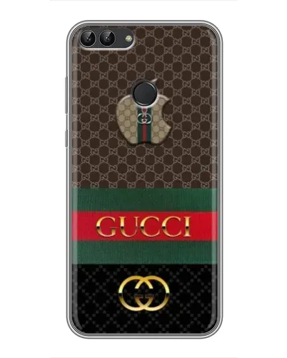 Чехол для Huawei P Smart (Enjoy 7s, FIG-LA1) с картинкой «Gucci — брендированный десерт»