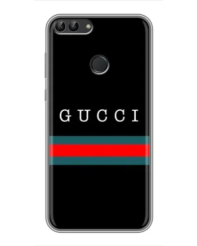 Чехол для Huawei P Smart (Enjoy 7s, FIG-LA1) с картинкой «Gucci — красный пояс»