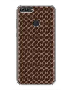 Чохол для Huawei P Smart (Enjoy 7s, FIG-LA1) з картинкою «Gucci — шоколадна сітка»
