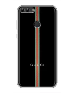 Чохол для Huawei P Smart (Enjoy 7s, FIG-LA1) з картинкою «Gucci — строга лінія»