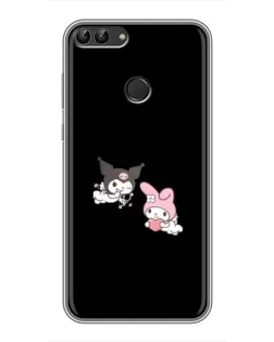 Чохол для Huawei P Smart (Enjoy 7s, FIG-LA1) з картинкою «My Melody та Kuromi» Чохол для Huawei P Smart (Enjoy 7s, FIG-LA1) з картинкою «My Melody та Kuromi»