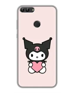 Чохол для Huawei P Smart (Enjoy 7s, FIG-LA1) з картинкою «Kuromi та серце» Чохол для Huawei P Smart (Enjoy 7s, FIG-LA1) з картинкою «Kuromi та серце»
