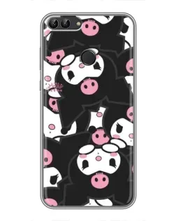 Чохол для Huawei P Smart (Enjoy 7s, FIG-LA1) з картинкою «Патерн голів Куромі» Чохол для Huawei P Smart (Enjoy 7s, FIG-LA1) з картинкою «Патерн голів Куромі»