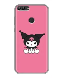Чохол для Huawei P Smart (Enjoy 7s, FIG-LA1) з картинкою «Похмура Kuromi» Чохол для Huawei P Smart (Enjoy 7s, FIG-LA1) з картинкою «Похмура Kuromi»