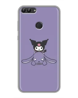 Чохол для Huawei P Smart (Enjoy 7s, FIG-LA1) з картинкою «Kuromi на ліловому фоні» Чохол для Huawei P Smart (Enjoy 7s, FIG-LA1) з картинкою «Kuromi на ліловому фоні»