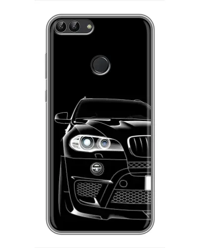 Чехол для Huawei P Smart (Enjoy 7s, FIG-LA1) с картинкой «Темный силуэт BMW» Чехол для Huawei P Smart (Enjoy 7s, FIG-LA1) с картинкой «Темный силуэт BMW»