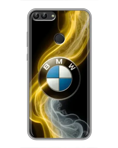 Чехол для Huawei P Smart (Enjoy 7s, FIG-LA1) с картинкой «Золотистый дым BMW» Чехол для Huawei P Smart (Enjoy 7s, FIG-LA1) с картинкой «Золотистый дым BMW»