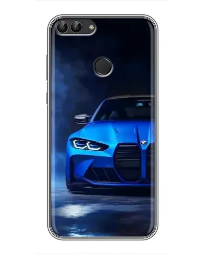 Чехол для Huawei P Smart (Enjoy 7s, FIG-LA1) с картинкой «Голубая BMW M4» Чехол для Huawei P Smart (Enjoy 7s, FIG-LA1) с картинкой «Голубая BMW M4»