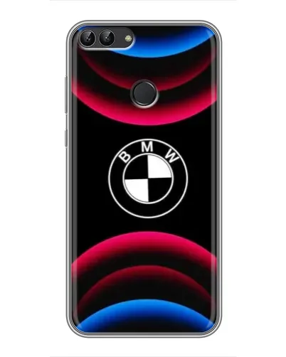 Чехол для Huawei P Smart (Enjoy 7s, FIG-LA1) с картинкой «Логотип BMW и неоновые дуги» Чехол для Huawei P Smart (Enjoy 7s, FIG-LA1) с картинкой «Логотип BMW и неоновые дуги»