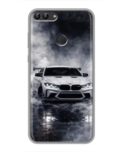 Чехол для Huawei P Smart (Enjoy 7s, FIG-LA1) с картинкой «BMW сквозь туман» Чехол для Huawei P Smart (Enjoy 7s, FIG-LA1) с картинкой «BMW сквозь туман»