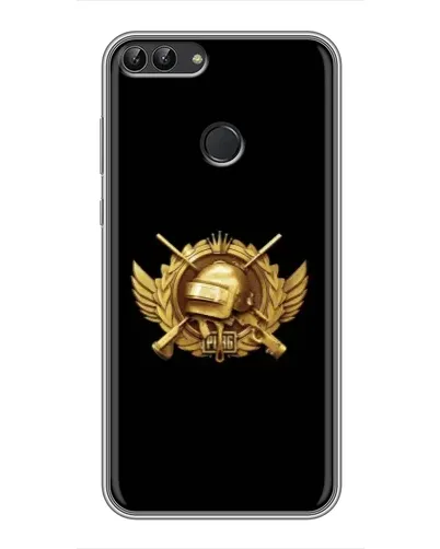 Чохол для Huawei P Smart (Enjoy 7s, FIG-LA1) з картинкою «PUBG — помаранчевий градієнт»