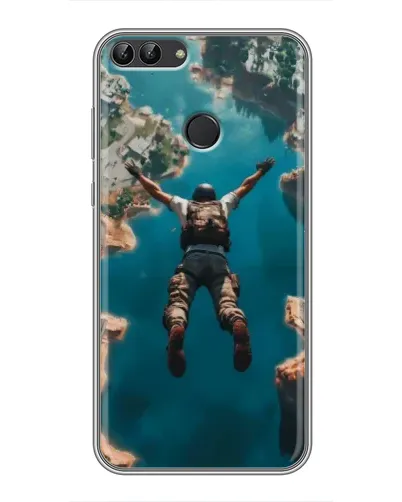 Чохол для Huawei P Smart (Enjoy 7s, FIG-LA1) з картинкою «PUBG — вільне падіння»