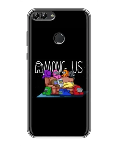 Чохол для Huawei P Smart (Enjoy 7s, FIG-LA1) з картинкою «Логотип Among Us»