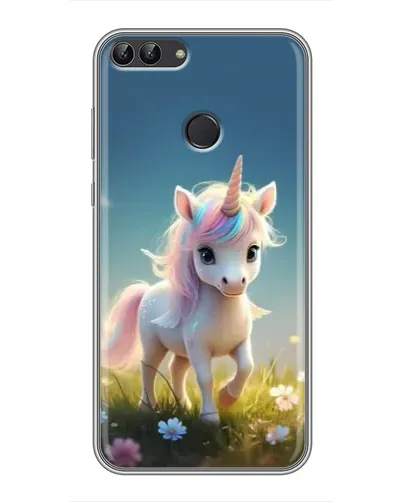 Чехол для Huawei P Smart (Enjoy 7s, FIG-LA1) с картинкой «Единорог на поляне» Чехол для Huawei P Smart (Enjoy 7s, FIG-LA1) с картинкой «Единорог на поляне»