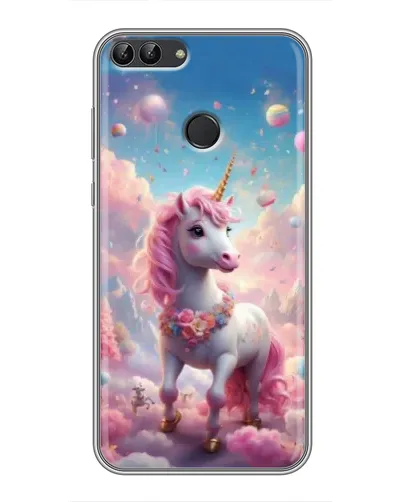 Чехол для Huawei P Smart (Enjoy 7s, FIG-LA1) с картинкой «Единорог среди облаков» Чехол для Huawei P Smart (Enjoy 7s, FIG-LA1) с картинкой «Единорог среди облаков»