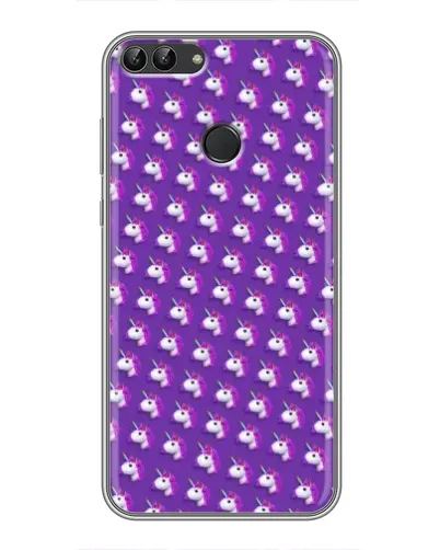 Чехол для Huawei P Smart (Enjoy 7s, FIG-LA1) с картинкой «Единороги на фиолетовом» Чехол для Huawei P Smart (Enjoy 7s, FIG-LA1) с картинкой «Единороги на фиолетовом»