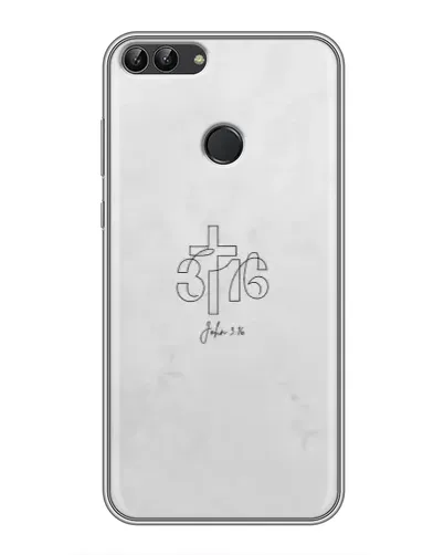 Чехол для Huawei P Smart (Enjoy 7s, FIG-LA1) с картинкой «Иоанна 3:16 Крест» Чехол для Huawei P Smart (Enjoy 7s, FIG-LA1) с картинкой «Иоанна 3:16 Крест»