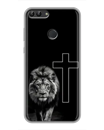 Чехол для Huawei P Smart (Enjoy 7s, FIG-LA1) с картинкой «Лев и Крест» Чехол для Huawei P Smart (Enjoy 7s, FIG-LA1) с картинкой «Лев и Крест»