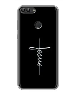 Чехол для Huawei P Smart (Enjoy 7s, FIG-LA1) с картинкой «Тонкая линия веры»
