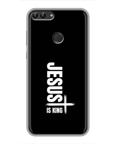 Чехол для Huawei P Smart (Enjoy 7s, FIG-LA1) с картинкой «Вертикаль веры Jesus» Чехол для Huawei P Smart (Enjoy 7s, FIG-LA1) с картинкой «Вертикаль веры Jesus»