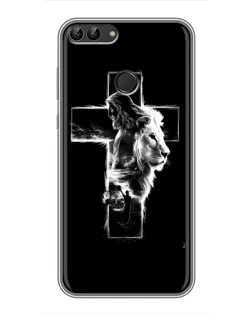 Чехол для Huawei P Smart (Enjoy 7s, FIG-LA1) с картинкой «Сияющий крест Jesus» Чехол для Huawei P Smart (Enjoy 7s, FIG-LA1) с картинкой «Сияющий крест Jesus»