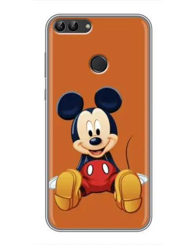 Чехол для Huawei P Smart (Enjoy 7s, FIG-LA1) с картинкой «Микки отдыхает»