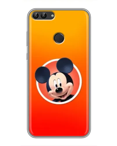 Чехол для Huawei P Smart (Enjoy 7s, FIG-LA1) с картинкой «Mickey в круге»