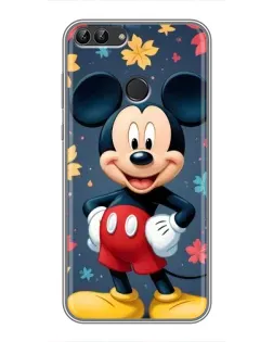 Чехол для Huawei P Smart (Enjoy 7s, FIG-LA1) с картинкой «Осенний Mickey Mouse»